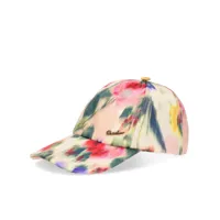 borsalino casquette cardi à motif floral - rose
