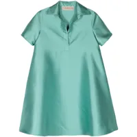 blanca vita robe-chemise à coupe évasée - vert