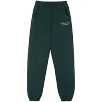 sporty & rich pantalon de jogging faubourg - vert