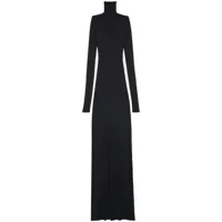 balenciaga robe longue cover - noir