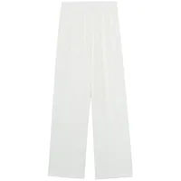 b+ab pantalon ample à taille élastiquée - blanc