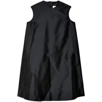 melitta baumeister robe trapèze à détail de nœud - noir