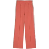 the upside pantalon de jogging à détails rayés - orange