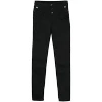 liu jo high-rise skinny jeans - noir