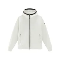 woolrich veste zippée à capuche - blanc