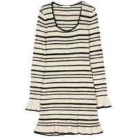 by malene birger robe courte mailey - tons neutres