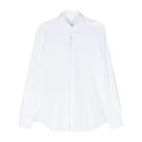 xacus chemise en popeline à manches longues - blanc