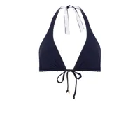 fisico reversible triangle bikini top - bleu