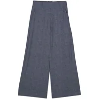 circolo 1901 pantalon ample en serge - bleu
