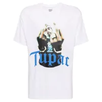 wacko maria t-shirt tupac hologram en coton - blanc