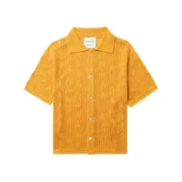 a kind of guise chemise kadri en maille - jaune