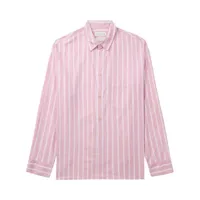 a kind of guise chemise en coton à rayures - rose