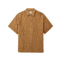 a kind of guise chemise naima à motif en jacquard - marron