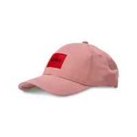 hugo casquette à patch logo - rose