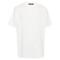y's t-shirt en coton à logo imprimé - blanc