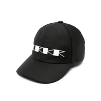 rick owens drkshdw casquette à logo brodé - noir