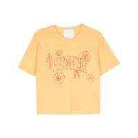 mother t-shirt the big deal à imprimé graphique - orange