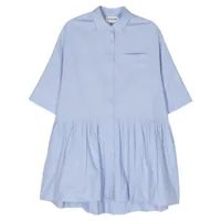 essentiel antwerp robe-chemise franz - bleu