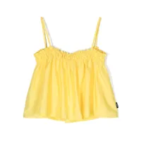aspesi kids sleeveless cotton top - jaune