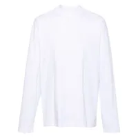 dries van noten t-shirt en coton à manches longues - blanc