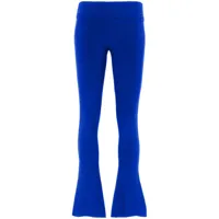 norma kamali spat bootcut leggings - bleu