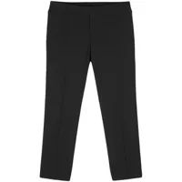 corneliani pantalon de costume en laine - noir