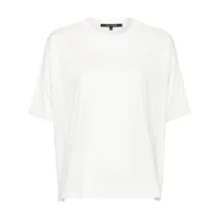 sofie d'hoore t-shirt en coton à col rond - blanc