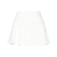 blanca vita minijupe en coton à design plissé