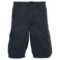 incotex herringbone cargo shorts - bleu