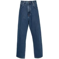 société anonyme straight-leg baggy jeans - bleu