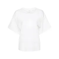 victoria beckham t-shirt à découpes - blanc