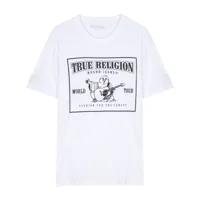 true religion t-shirt buddha logo - blanc