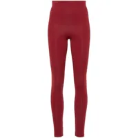 the andamane legging holly à taille haute - rouge