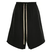 fear of god patterned-jacquard deck shorts - noir