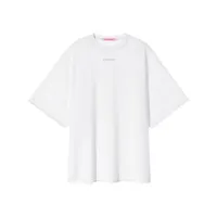 monochrome bandana-print cotton t-shirt - blanc