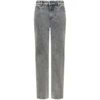 12 storeez jean à coupe droite - gris