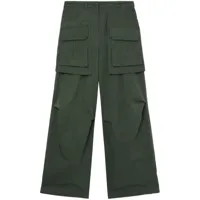 juun.j pantalon-jupe à poches cargo - vert