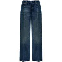 12 storeez jean ample 635 à liserés en jean - bleu