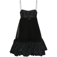 pinko robe à design à empiècements - noir