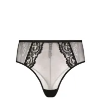 kiki de montparnasse juliette lace high-waisted panty - noir