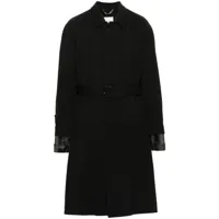 maison margiela anonymity of the lining trench coat - noir