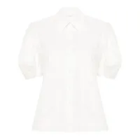 chloé chemise à détail brodé - blanc