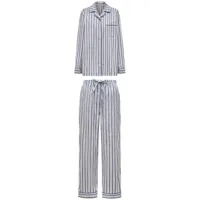 12 storeez pyjama en coton à rayures - tons neutres
