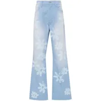 alchemist pantalon à fleurs imprimées - bleu