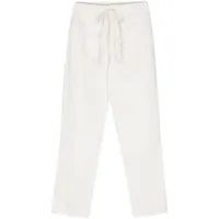 essentiel antwerp pantalon fuselé à taille haute - blanc