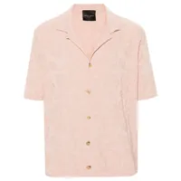 roberto collina chemise à motif en jacquard - rose