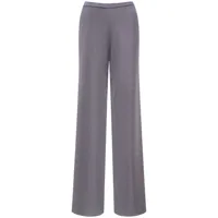 12 storeez pantalon ample à détails en lurex - gris