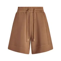 varley alder high-waist shorts - marron