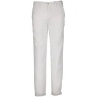 120% lino pantalon fuselé en lin - blanc