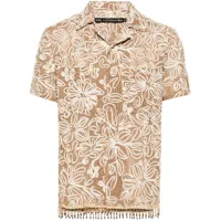 andersson bell chemise à appliqué floral - tons neutres